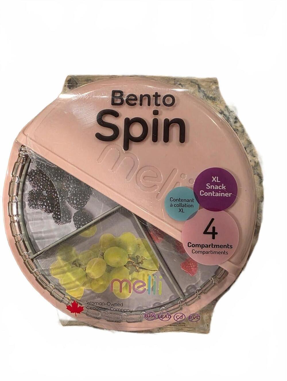 Meli Bento Spin XL Snack Container with 4 Compartments - New with Tags